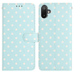 Custodia per telefono in ecopelle con motivo a pois, For Samsung Galaxy F16 5G, For Samsung Galaxy M16 5G, For Samsung Galaxy M06 5G, For Samsung Galaxy F06 5G