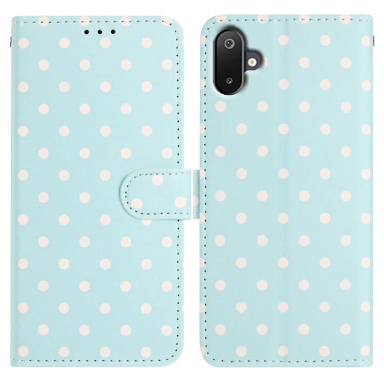 Custodia per telefono in ecopelle con motivo a pois, For Samsung Galaxy F16 5G, For Samsung Galaxy M16 5G, For Samsung Galaxy M06 5G, For Samsung Galaxy F06 5G