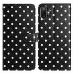 Custodia per telefono in ecopelle con motivo a pois, For Samsung Galaxy F16 5G, For Samsung Galaxy M16 5G, For Samsung Galaxy M06 5G, For Samsung Galaxy F06 5G