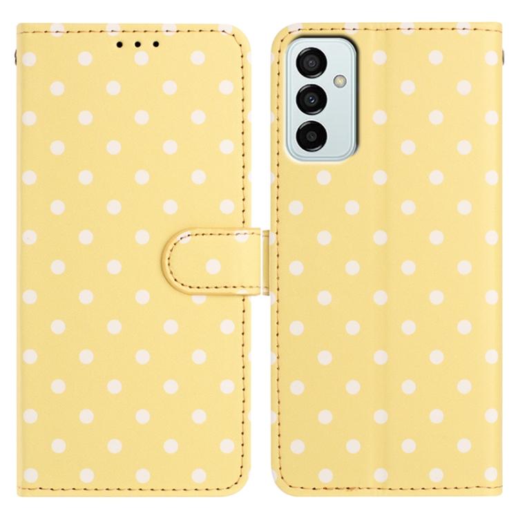 Custodia per telefono in ecopelle con motivo a pois, For Samsung Galaxy M54, For Samsung Galaxy M14, For Samsung Galaxy M53, For Samsung Galaxy M33