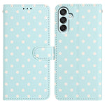 Custodia per telefono in ecopelle con motivo a pois, For Samsung Galaxy M35, For Samsung Galaxy M55, For Samsung Galaxy M15, For Samsung Galaxy M34 5G