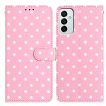 Custodia per telefono in ecopelle con motivo a pois, For Samsung Galaxy M35, For Samsung Galaxy M55, For Samsung Galaxy M15, For Samsung Galaxy M34 5G
