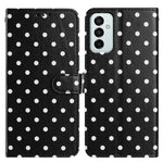 Custodia per telefono in ecopelle con motivo a pois, For Samsung Galaxy M35, For Samsung Galaxy M55, For Samsung Galaxy M15, For Samsung Galaxy M34 5G