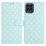 Custodia per telefono in ecopelle con motivo a pois, For Samsung Galaxy M54, For Samsung Galaxy M14, For Samsung Galaxy M53, For Samsung Galaxy M33