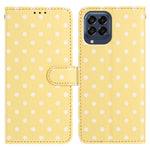 Custodia per telefono in ecopelle con motivo a pois, For Samsung Galaxy M54, For Samsung Galaxy M14, For Samsung Galaxy M53, For Samsung Galaxy M33