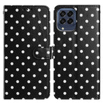 Custodia per telefono in ecopelle con motivo a pois, For Samsung Galaxy M54, For Samsung Galaxy M14, For Samsung Galaxy M53, For Samsung Galaxy M33