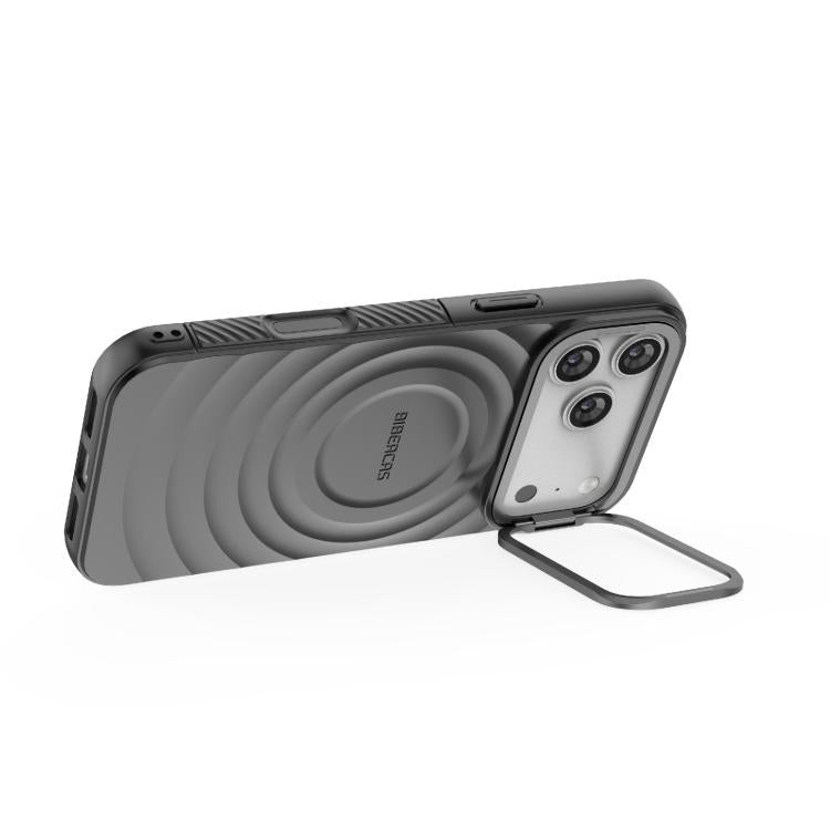 Custodia per telefono magnetica in TPU con texture a onda BIBERCAS, For iPhone 18 Pro Max/17 Pro Max