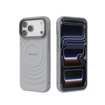 Custodia per telefono magnetica in TPU con texture a onda BIBERCAS, For iPhone 18 Pro Max/17 Pro Max