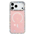 Custodia per telefono ibrida in TPU e IMD PC con strass su entrambi i lati e magnete., For iPhone 17 Pro Max, For iPhone 17 Pro, For iPhone 17, For iPhone Air