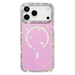 Custodia per telefono ibrida in TPU e IMD PC con strass su entrambi i lati e magnete., For iPhone 17 Pro Max, For iPhone 17 Pro, For iPhone 17, For iPhone Air