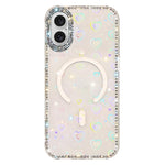 Custodia per telefono ibrida in TPU e IMD PC con strass su entrambi i lati e magnete., For iPhone 17 Pro Max, For iPhone 17 Pro, For iPhone 17, For iPhone Air