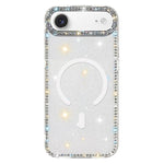 Custodia per telefono ibrida in TPU e IMD PC con strass su entrambi i lati e magnete., For iPhone 17 Pro Max, For iPhone 17 Pro, For iPhone 17, For iPhone Air