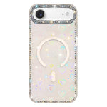 Custodia per telefono ibrida in TPU e IMD PC con strass su entrambi i lati e magnete., For iPhone 17 Pro Max, For iPhone 17 Pro, For iPhone 17, For iPhone Air