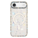 Custodia per telefono ibrida in TPU e IMD PC con strass su entrambi i lati e magnete., For iPhone 17 Pro Max, For iPhone 17 Pro, For iPhone 17, For iPhone Air