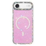 Custodia per telefono ibrida in TPU e IMD PC con strass su entrambi i lati e magnete., For iPhone 17 Pro Max, For iPhone 17 Pro, For iPhone 17, For iPhone Air