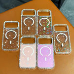 Custodia per telefono ibrida in TPU e IMD PC con strass su entrambi i lati e magnete., For iPhone 17 Pro Max, For iPhone 17 Pro, For iPhone 17, For iPhone Air