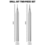 Set di punte da trapano a denti scorrevoli per perforazione di armature in lega LUOWEI LW-331