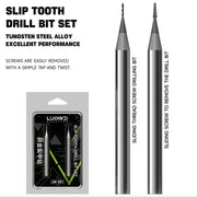 Set di punte da trapano a denti scorrevoli per perforazione di armature in lega LUOWEI LW-331
