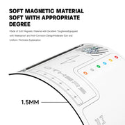 LUOWEI LW-334 Tavoletta magnetica per viti a doppia faccia di grandi dimensioni