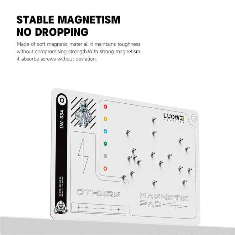 LUOWEI LW-334 Tavoletta magnetica per viti a doppia faccia di grandi dimensioni