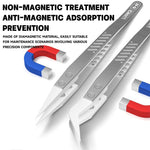 Pinzette non magnetiche isolanti resistenti alle alte temperature LUOWEI, IS-50, IS-60