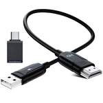USB-A to HDMI HD Screen Mirroring Cable Wireless Screen Mirroring Converter Cable with Adapter, 70cm