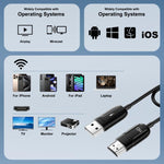 USB-A to HDMI HD Screen Mirroring Cable Wireless Screen Mirroring Converter Cable with Adapter, 70cm
