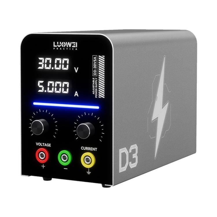 LUOWEI D3 Alimentatore digitale CC regolabile da 30 V / 5 A, EU Plug, US Plug