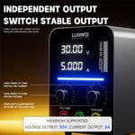 LUOWEI D3 Alimentatore digitale CC regolabile da 30 V / 5 A, EU Plug, US Plug