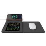 Tappetino per mouse/caricabatterie wireless magnetico pieghevole multifunzionale U39 da 15 W