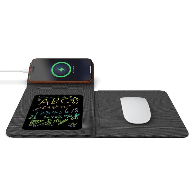 Tappetino per mouse/caricabatterie wireless magnetico pieghevole multifunzionale U39 da 15 W