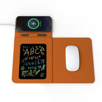 Tappetino per mouse/caricabatterie wireless magnetico pieghevole multifunzionale U39 da 15 W