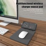 Tappetino per mouse/caricabatterie wireless magnetico pieghevole multifunzionale U39 da 15 W