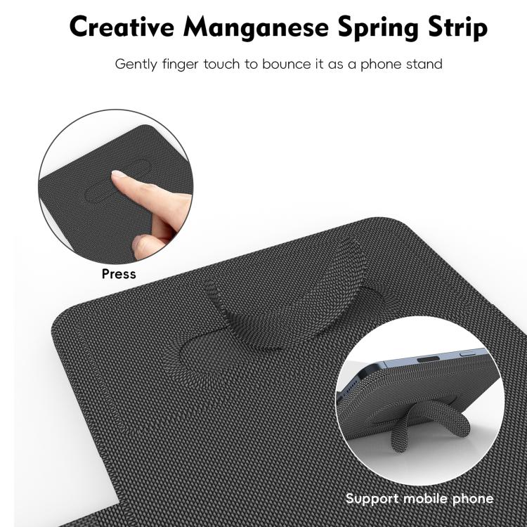 Tappetino per mouse/caricabatterie wireless magnetico pieghevole multifunzionale U39 da 15 W