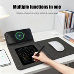 Tappetino per mouse/caricabatterie wireless magnetico pieghevole multifunzionale U39 da 15 W
