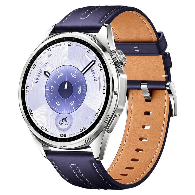 Cinturino per orologio xDfind in ecopelle con texture effetto pelle bovina composita, 18mm For Huawei Watch GT 6 41mm, 20mm, 22mm