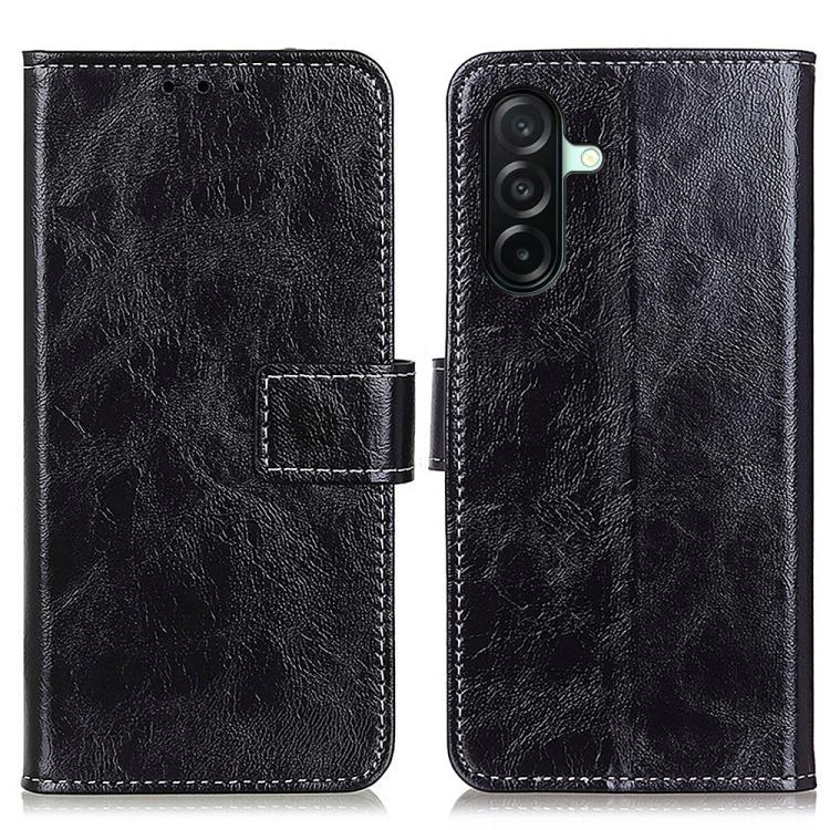 Custodia per telefono in pelle con texture Crazy Horse in stile retrò, For Samsung Galaxy A57 5G, For Samsung Galaxy A37 5G, For Samsung Galaxy A27 5G
