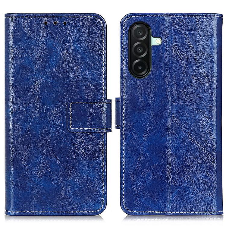 Custodia per telefono in pelle con texture Crazy Horse in stile retrò, For Samsung Galaxy A57 5G, For Samsung Galaxy A37 5G, For Samsung Galaxy A27 5G