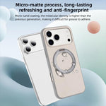 Custodia magnetica per telefono con supporto girevole a 360 gradi e finitura satinata effetto pelle., For iPhone 15 Pro, For iPhone 15 Plus, For iPhone 15, For iPhone 14