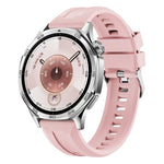 Cinturino per orologio in silicone tinta unita con fibbia argentata xDfind, For Huawei Watch GT 6 / 5 46mm