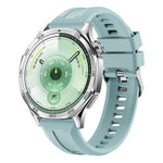 Cinturino per orologio in silicone tinta unita con fibbia argentata xDfind, For Huawei Watch GT 6 / 5 46mm
