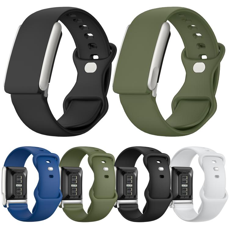 Cinturino per orologio in silicone con fibbia a farfalla in tinta unita., For WHOOP 5.0 Electrocardiogram, For WHOOP 5.0 Regular