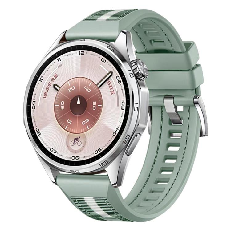 Cinturino per orologio xDfind in nylon intrecciato ibrido con silicone, For Huawei Watch GT 6 / 5 / 4 / 3 46mm