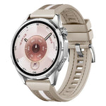 Cinturino per orologio xDfind in nylon intrecciato ibrido con silicone, For Huawei Watch GT 6 / 5 / 4 / 3 46mm