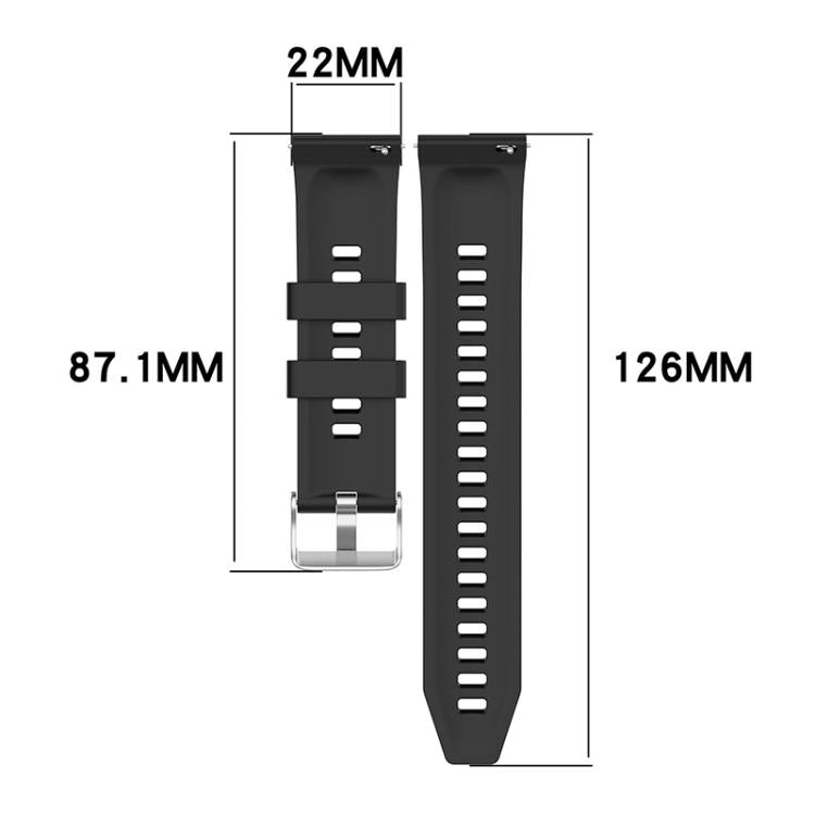 Cinturino per orologio xDfind in nylon intrecciato ibrido con silicone, For Huawei Watch GT 6 / 5 / 4 / 3 46mm