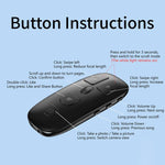 KR-06 Telecomando Bluetooth multifunzione con ruote per telefono