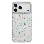 Custodia per telefono ibrida IMD PC TPU con strass su entrambi i lati., For iPhone 17 Pro Max, For iPhone 17 Pro, For iPhone 17, For iPhone Air