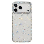 Custodia per telefono ibrida IMD PC TPU con strass su entrambi i lati., For iPhone 17 Pro Max, For iPhone 17 Pro, For iPhone 17, For iPhone Air