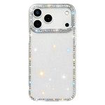 Custodia per telefono ibrida IMD PC TPU con strass su entrambi i lati., For iPhone 17 Pro Max, For iPhone 17 Pro, For iPhone 17, For iPhone Air