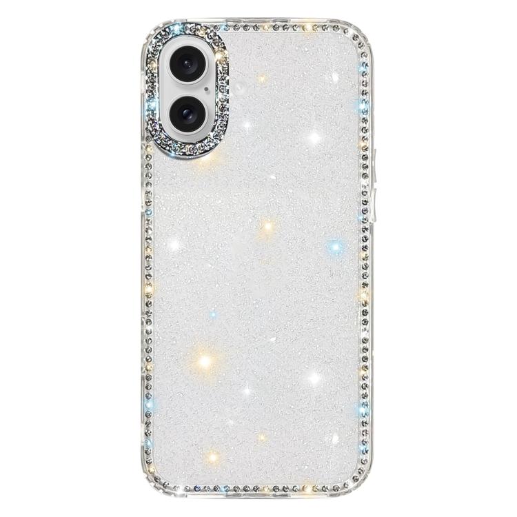 Custodia per telefono ibrida IMD PC TPU con strass su entrambi i lati., For iPhone 17 Pro Max, For iPhone 17 Pro, For iPhone 17, For iPhone Air